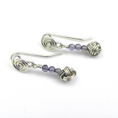 YOJ10-14 Knotted Earrings 2