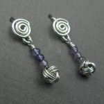 YOJ10-14 Knotted Earrings 2