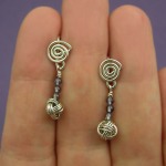 YOJ10-14 Knotted Earrings 2