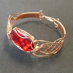 YOJ09-30 Copper Art Nouveau Bangle (2009)