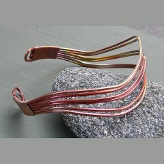 YOJ09-32 Cooked Copper Bangle (2009)