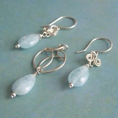 YOJ11-04 Aquamarine Bridal Set