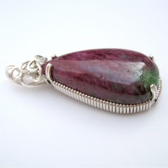 YOJ11-13 Ruby Zoisite Pendant